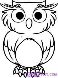 193x261 118 Best Drawing An Owl Images Barn Owls, Cute Owl - Cartoon Owl Sketch