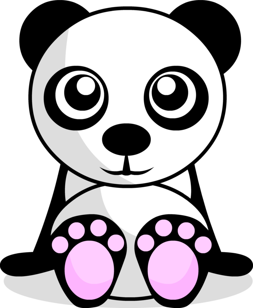 810x987 Collection Of Free Drawing Cartoons Panda. Download On Ubisafe - Cartoon Panda Sketch