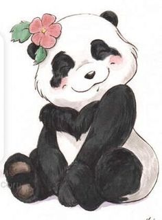 236x320 Drawn Panda Sketch - Cartoon Panda Sketch