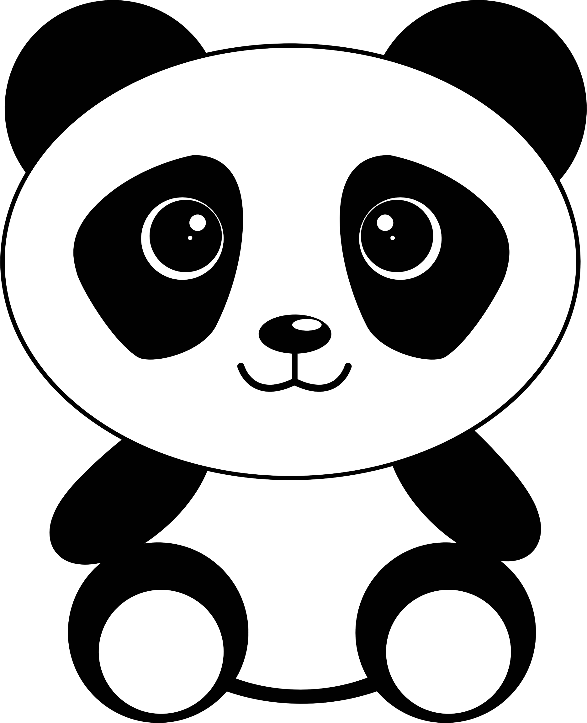 Cartoon Panda Sketch at Explore collection of