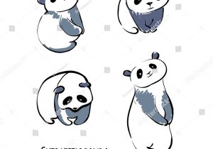 300x210 Sketch Cartoon Panda - Cartoon Panda Sketch