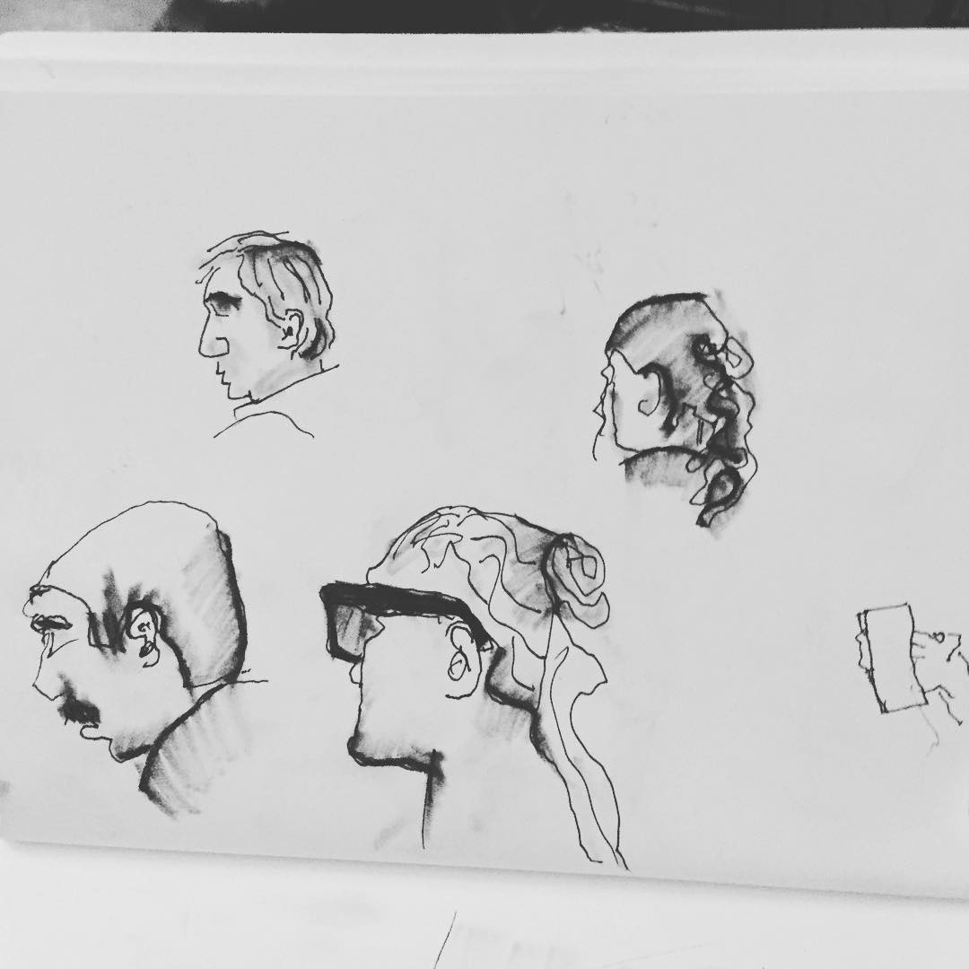 1080x1080 Drawing For A Year Be Yourself - Cartoon People Sketches