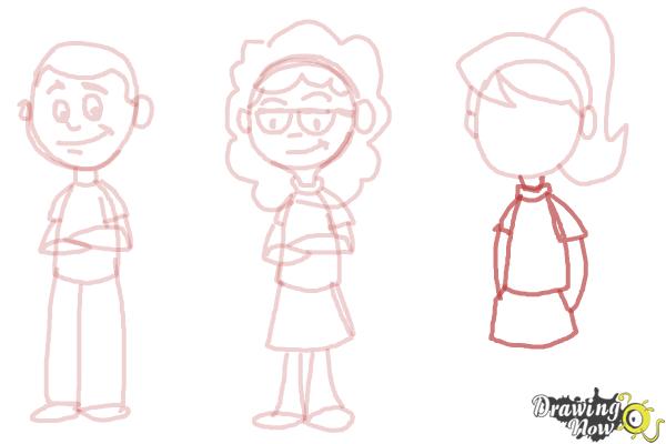 600x400 How To Draw Cartoon People - Cartoon People Sketches
