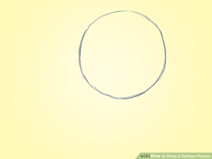 728x546 How To Draw A Cartoon Person 14 Steps (With Pictures) - Cartoon Person Sketch