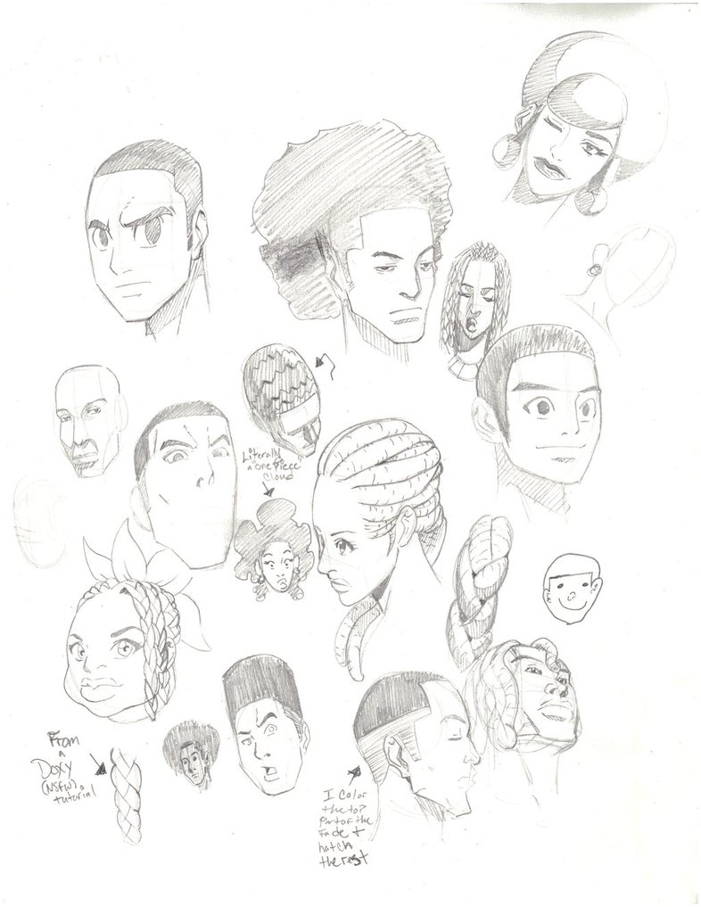 786x1017 Black People In Cartoon, Anime, And Manga 2 By Jetseta - Cartoon Person Sketch