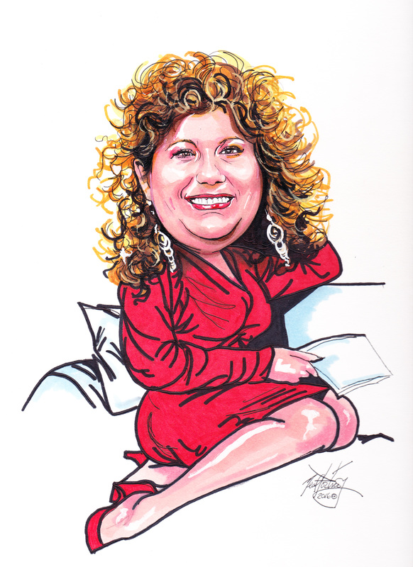 582x800 Caricatures - Cartoon Portrait Sketch