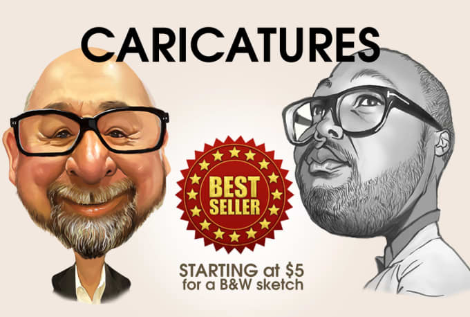 680x458 I Will Draw Your Cartoon Caricature Fiverr - Cartoon Portrait Sketch