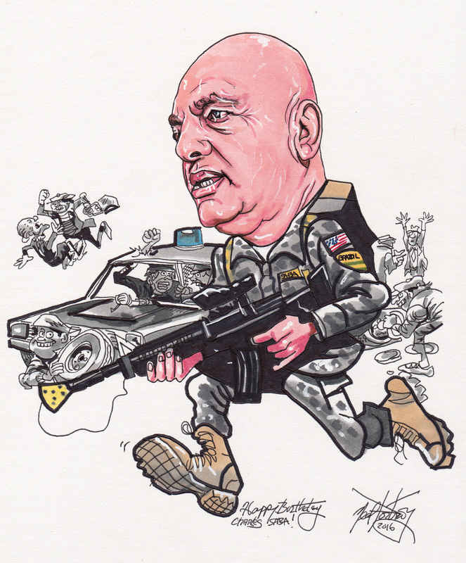 663x800 Caricatures - Cartoon Portrait Sketch