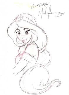 Cartoon Princess Sketch At Paintingvalley Com Explore Collection