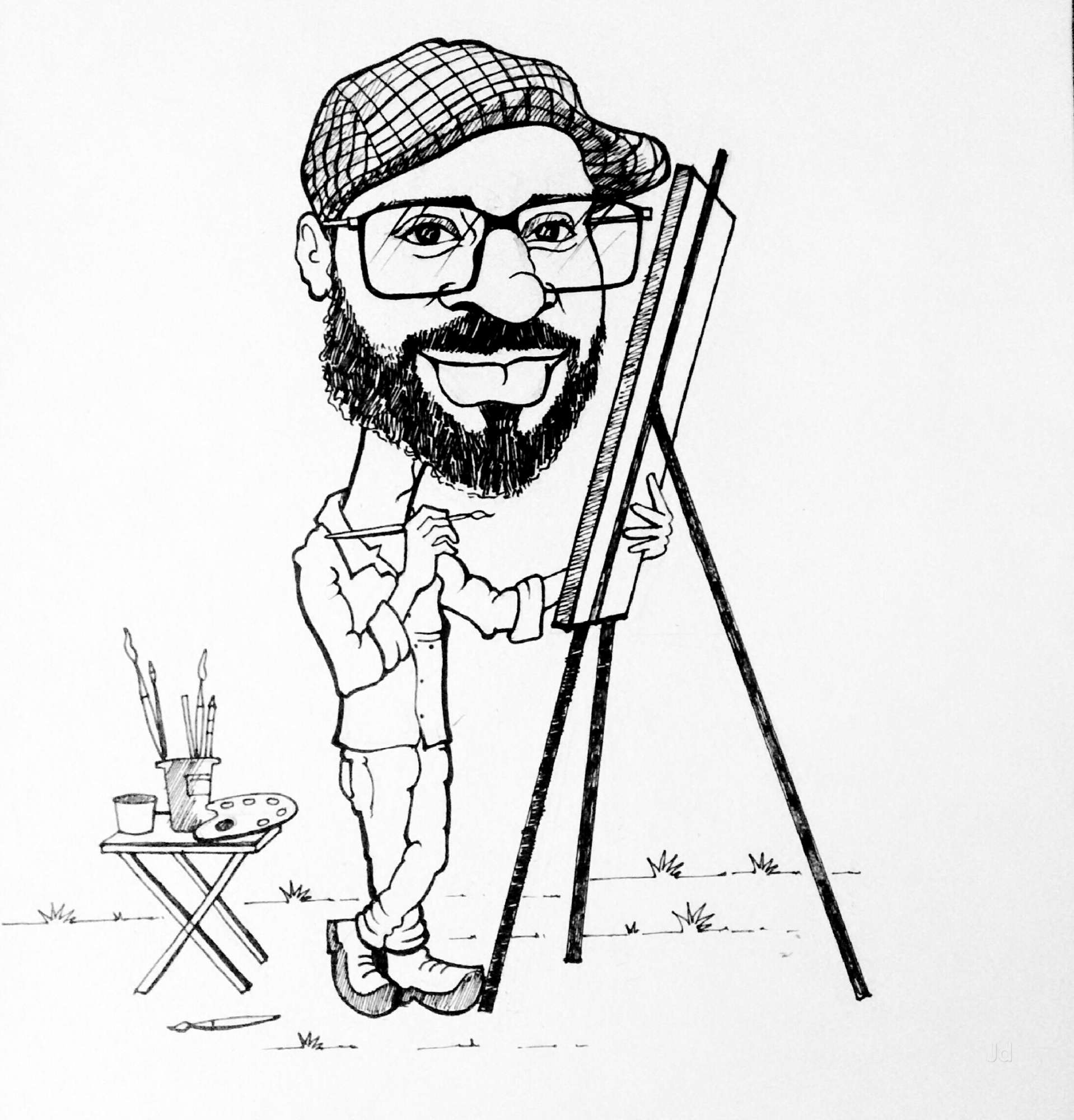 1918x2000 Sketch Artist Anhad, Rau - Cartoon Sketch Art