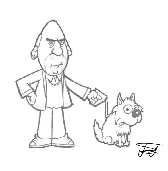 591x600 Cartoonist Sketchbook - Cartoon Sketch Art