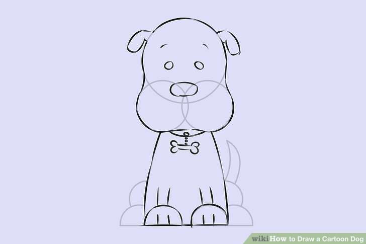 728x485 Easy Cartoon Drawings Awesome 6 Easy Ways To Draw A Cartoon Dog - Cartoon Sketch Dog