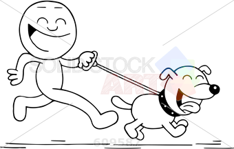 340x216 Stock Illustration Of Cartoon Sketch Outline Of Smiling Man - Cartoon Sketch Dog