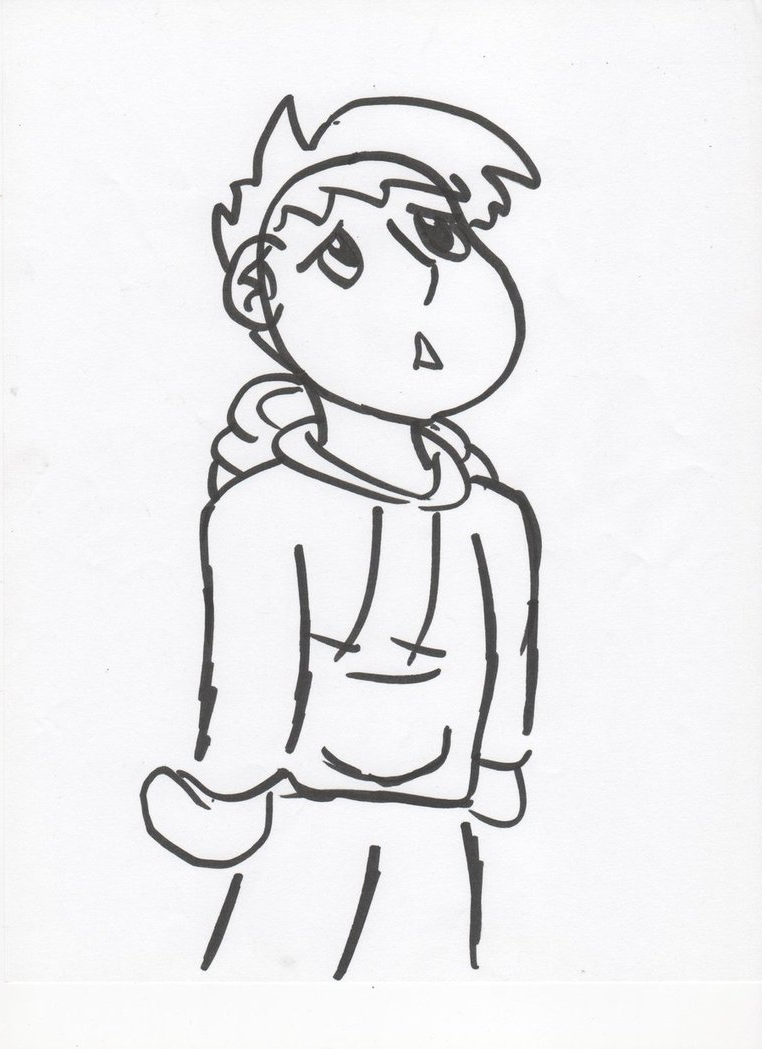 762x1049 Easy Sketches Of Sad Boy Sad Cartoon Black And White Sketch Sad - Cartoon Sketch Of A Boy