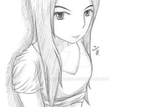 300x210 Cartoon Sketch Of A Girl - Cartoon Sketch Of A Girl