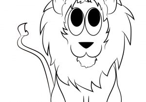 300x210 Anime Lion Drawings In Pencil How To Draw A Cartoon Lion 13 Steps - Cartoon Sketch Of A Lion