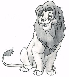 236x263 How To Draw A Cartoon Lion Step By Step. Drawing Tutorials For - Cartoon Sketch Of A Lion