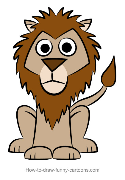 420x602 Lion Drawings (Sketching + Vector) - Cartoon Sketch Of A Lion