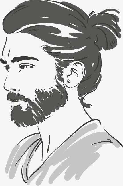 431x647 Fashion Male Character Sketch Vector Material Design,, Hand - Cartoon Sketch Of A Man