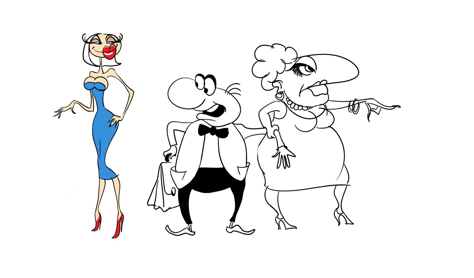 1600x938 Funny Cartoon Sketch - Cartoon Sketch Of A Man