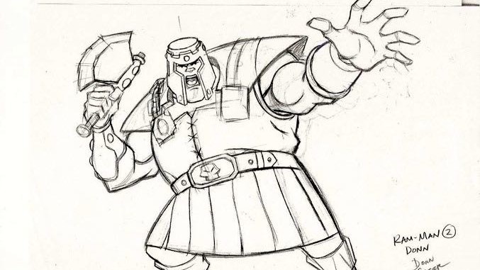 677x381 He Man Sketch Art By Donn Greer (Myp Cartoon Series) - Cartoon Sketch Of A Man