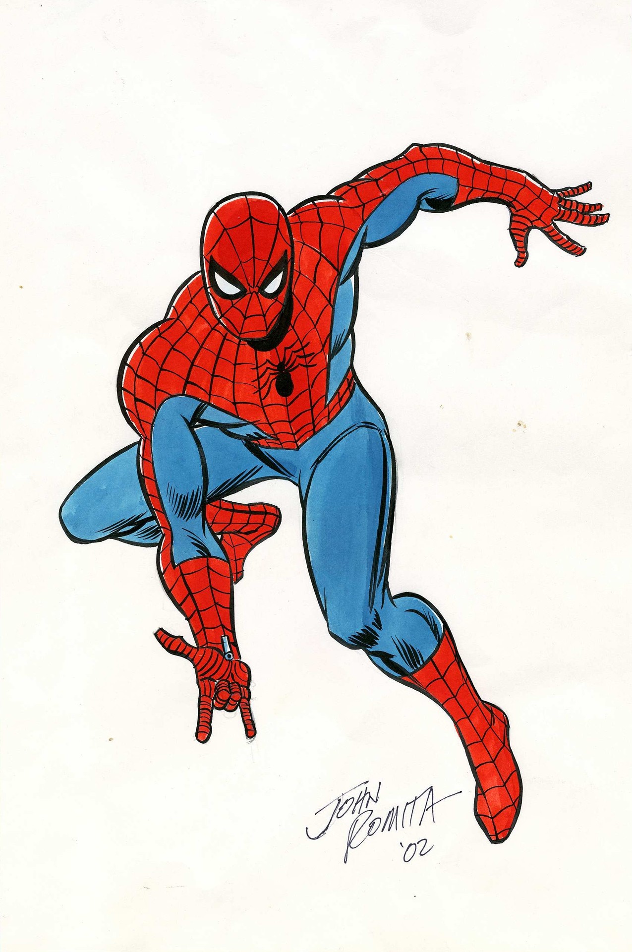 1275x1920 Drawn Spiderman Bad - Cartoon Sketch Of Spider Man