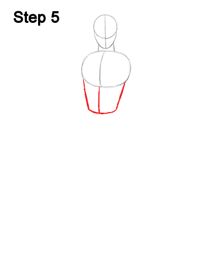 400x518 How To Draw Spider Man (Full Body) - Cartoon Sketch Of Spider Man