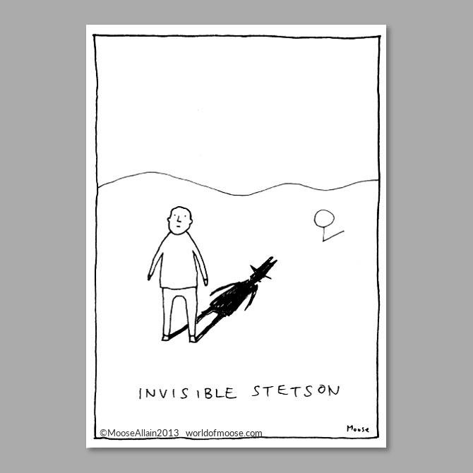 670x670 Invisible Stetson Cartoon Worldofmoose - Cartoon Sketch Photo