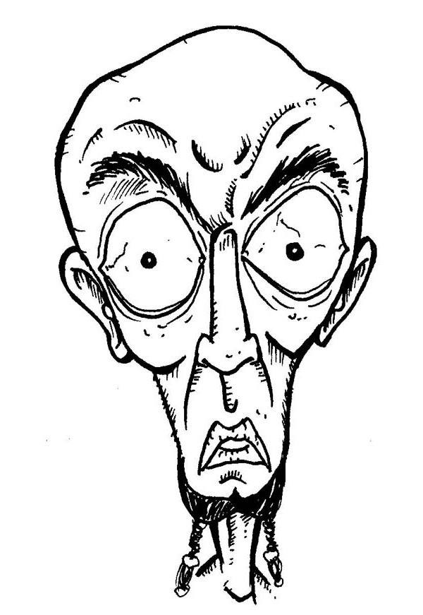 600x871 Cartoon Sketches, Cartoon Face Sketches Free Amp Premium Templates - Cartoon Sketches