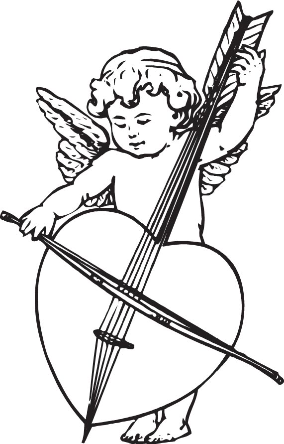 571x891 Cupid Cartoon Sketches Vector - Cartoon Sketches Images