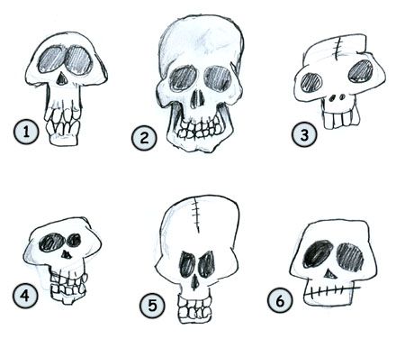 450x386 How To Draw Cartoon Skulls Diy Drawings, Cartoon - Cartoon Skull Sketch