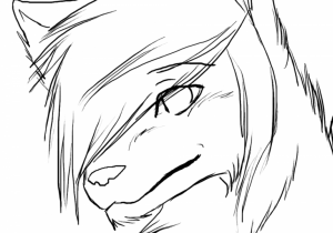 300x210 Draw A Cartoon Wolf - Cartoon Wolf Sketch