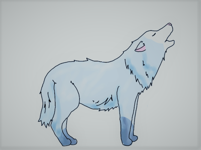 670x501 4 Ways To Draw A Wolf - Cartoon Wolf Sketch