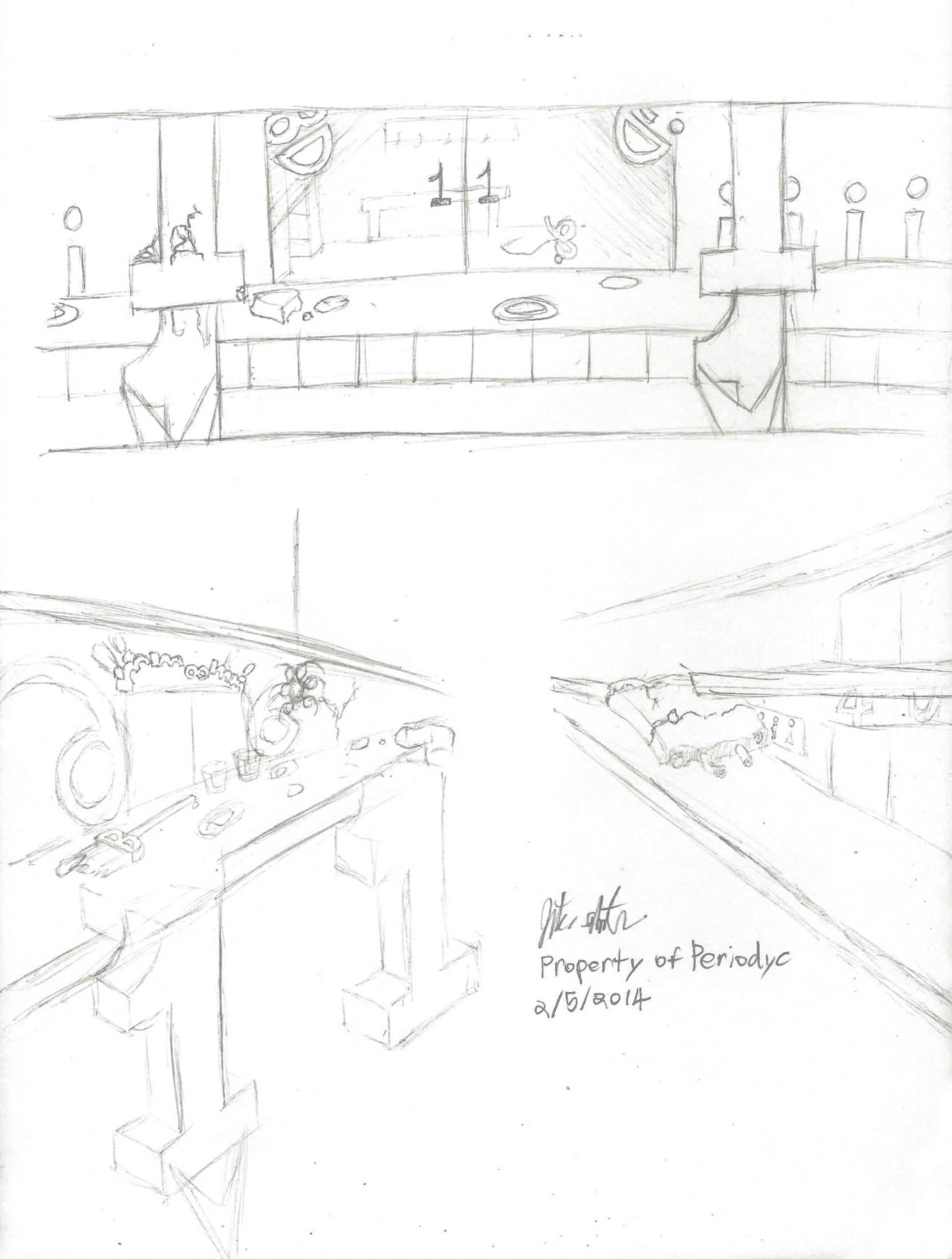 1667x2204 Artstation - Casino Sketch