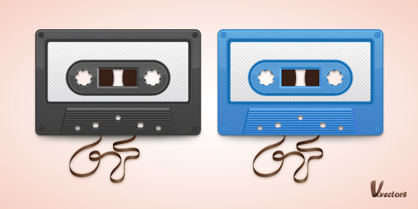 600x300 Create A Vector Cassette Tape Illustration - Cassette Tape Sketch
