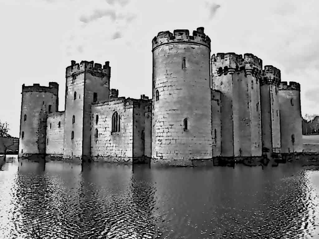 1024x768 Castle Pencil Sketch Images Art Pencil Sketch - Castle Pencil Sketch