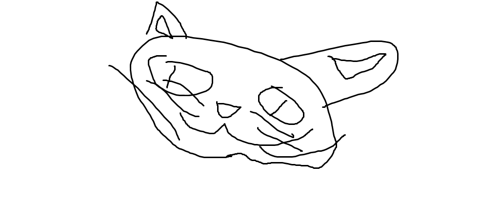 1027x459 Cat (Sketch) By Superpcgamer On Newgrounds - Cat Images Sketch