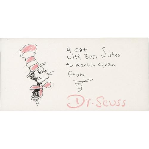 500x500 Dr. Seuss - Cat In The Hat Sketch