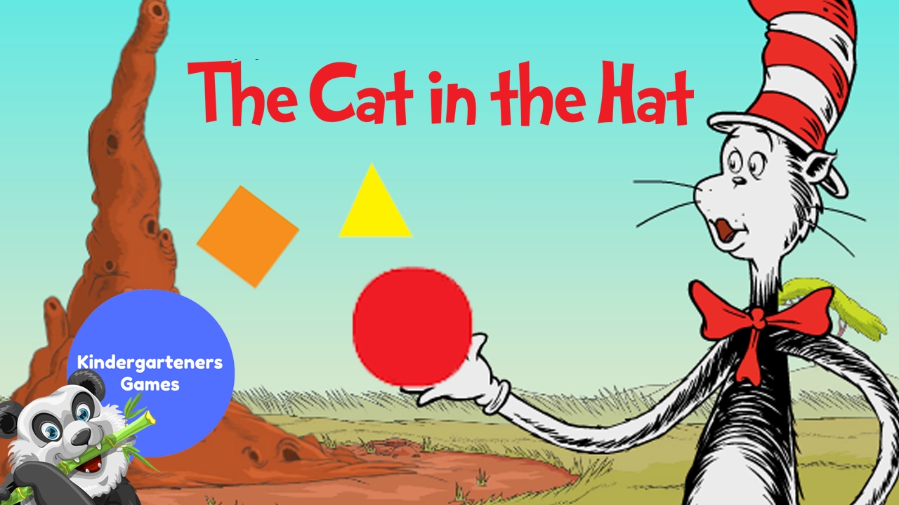1280x720 Dr Seuss Cat In The Hat Sketch A Mite Learn Shapes - Cat In The Hat Sketch