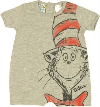 338x360 Dr Seuss Cat Sketch Snap Suit (Sm) Fye - Cat In The Hat Sketch