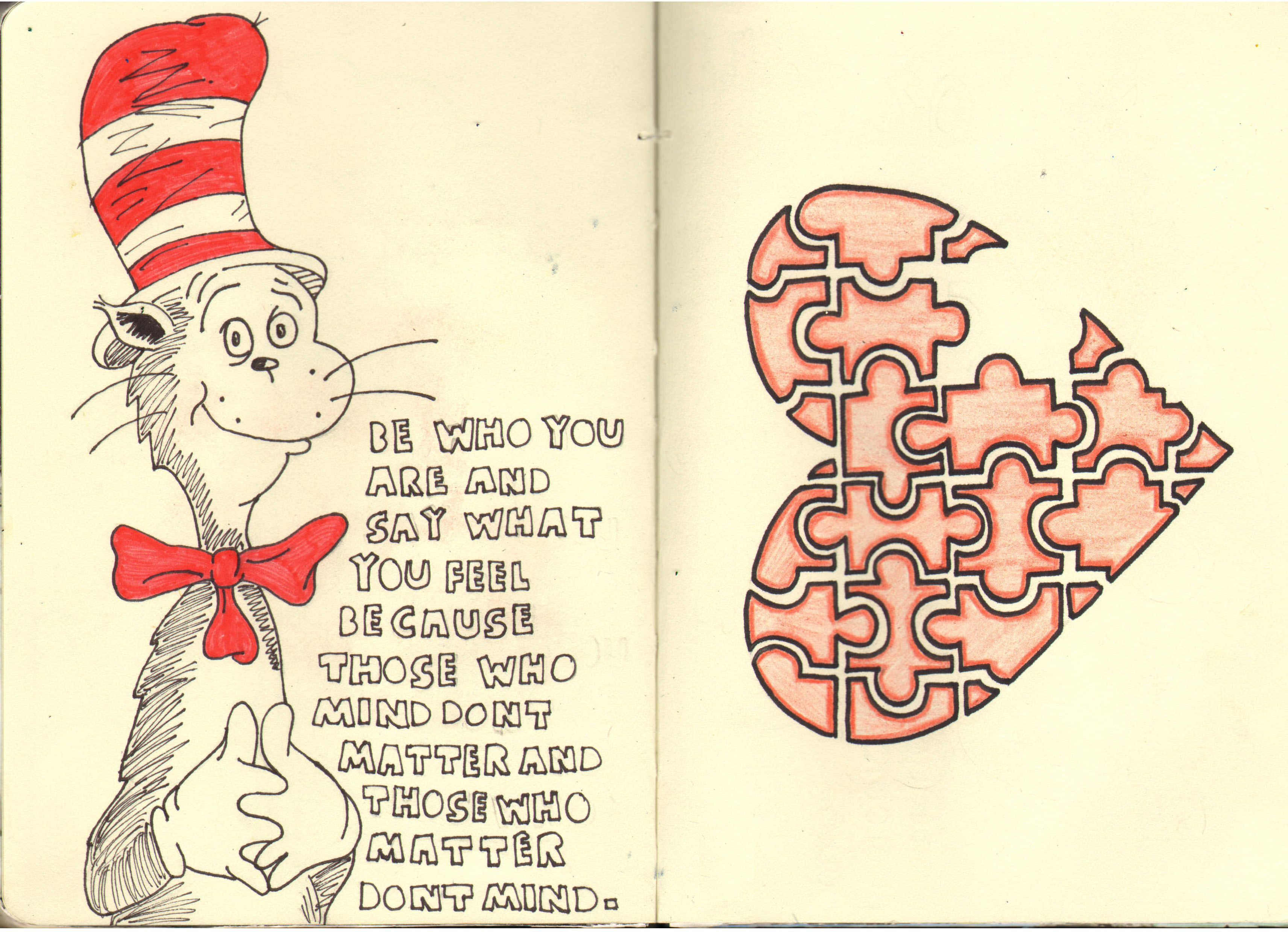 3425x2480 Drawing Char Holt - Cat In The Hat Sketch