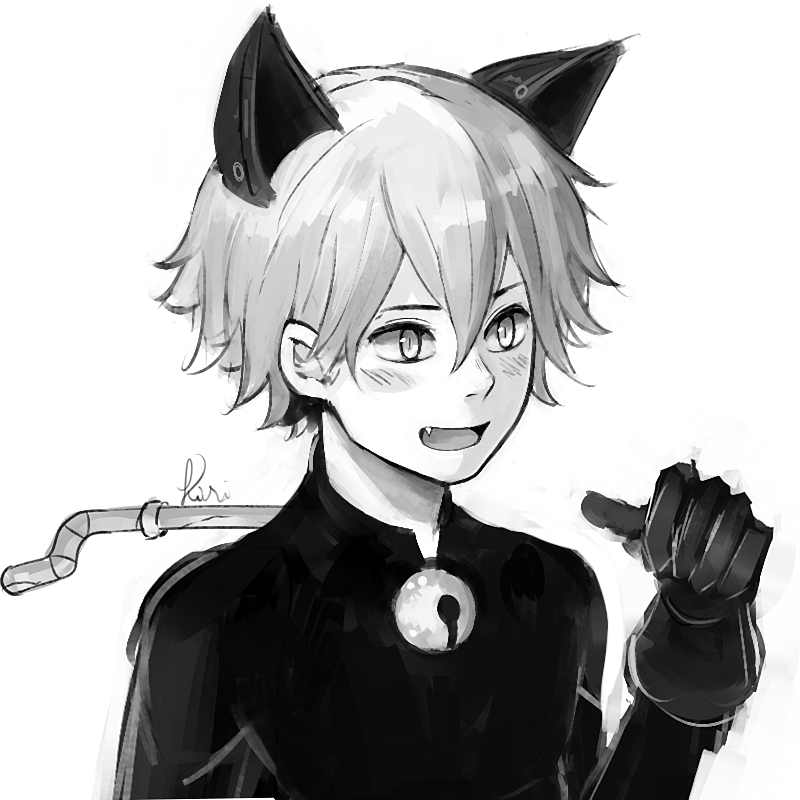 800x800 Chat Noir Sketch By Kiritzugu - Cat Noir Sketch