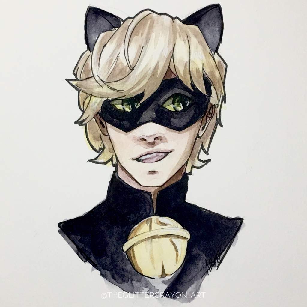 Cat Noir Sketch at PaintingValley.com | Explore collection of Cat Noir ...