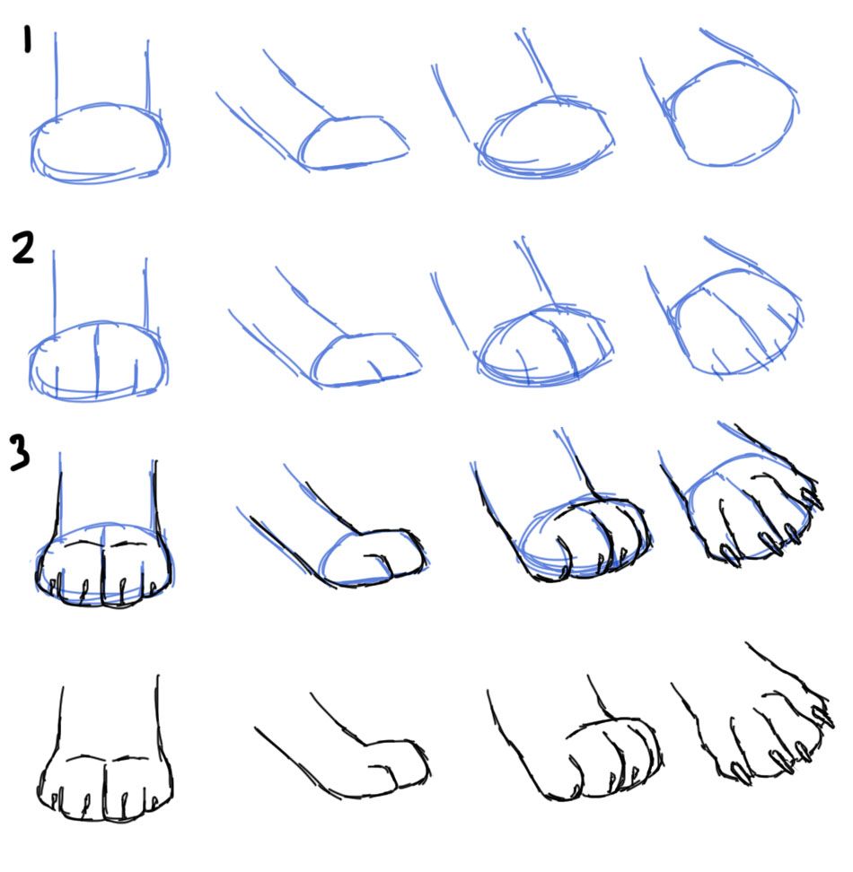 950x972 How To Draw Cat Paws Draw Is Life In 2018 Drawings - Cat Paw Sketch