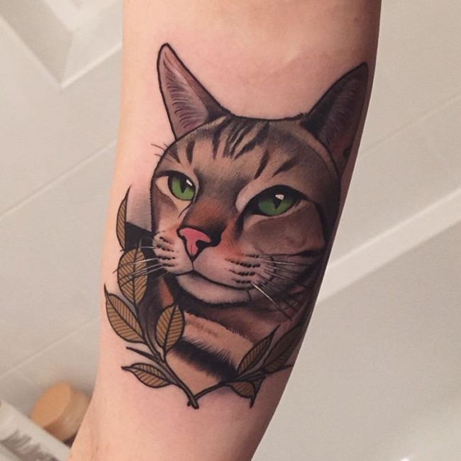650x650 Best Cat Tattoo Designs Amp Meanings - Cat Tattoo Sketch