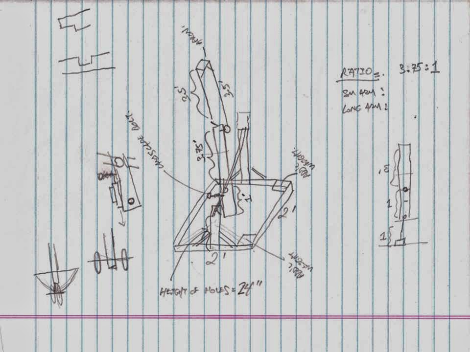960x720 Trebuchet Project - Catapult Design Sketch
