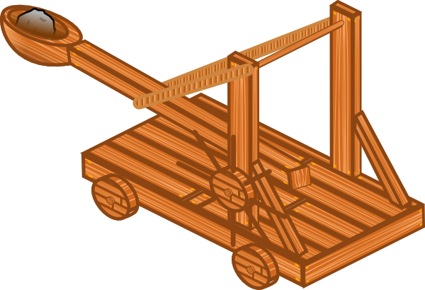 600x410 Catapult 3 Clip Art - Catapult Sketch
