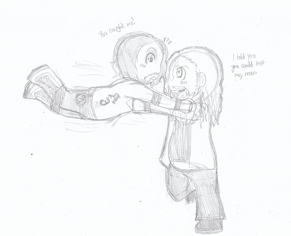 600x486 Wwe Styles Catch! (Sketch) By Missabigailwyatt - Catch Sketch