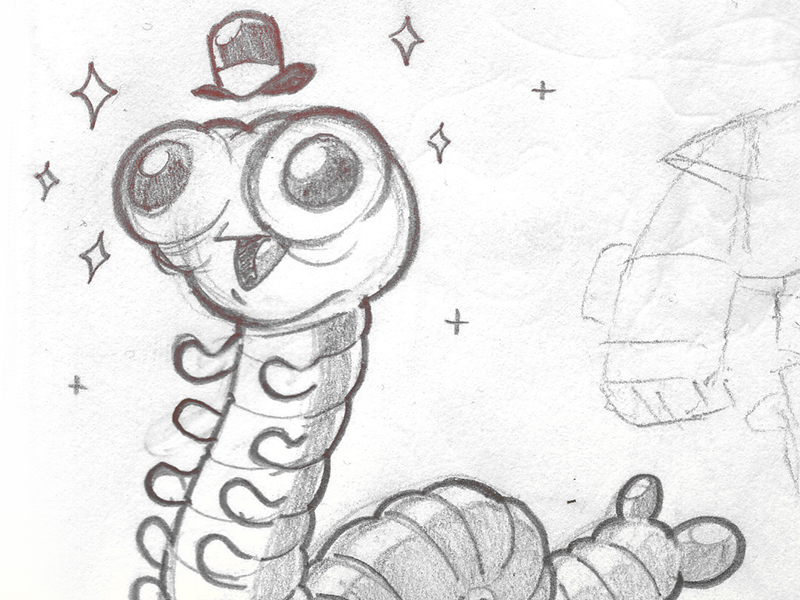 800x600 Marveled Caterpillar - Caterpillar Sketch