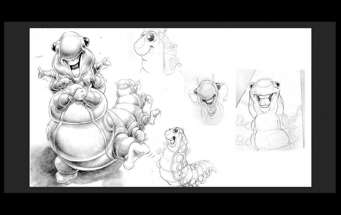 1108x700 Sketches - Caterpillar Sketch